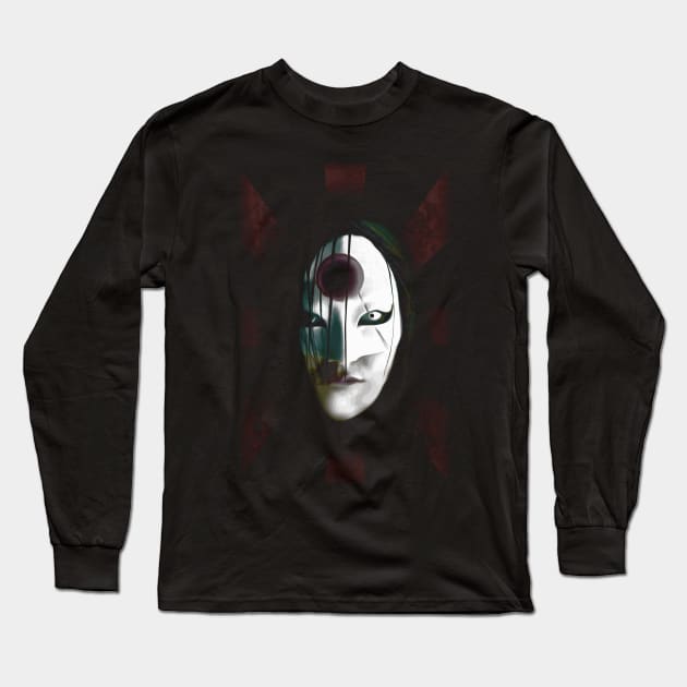 Suicidal Samurai Long Sleeve T-Shirt by SquareDog